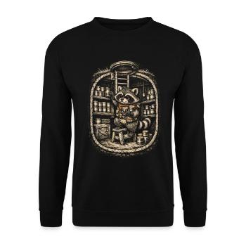 Prepper Survivalists - Unisex Sweatshirt - black - Front - Alina (178cm) & Michal (187cm)