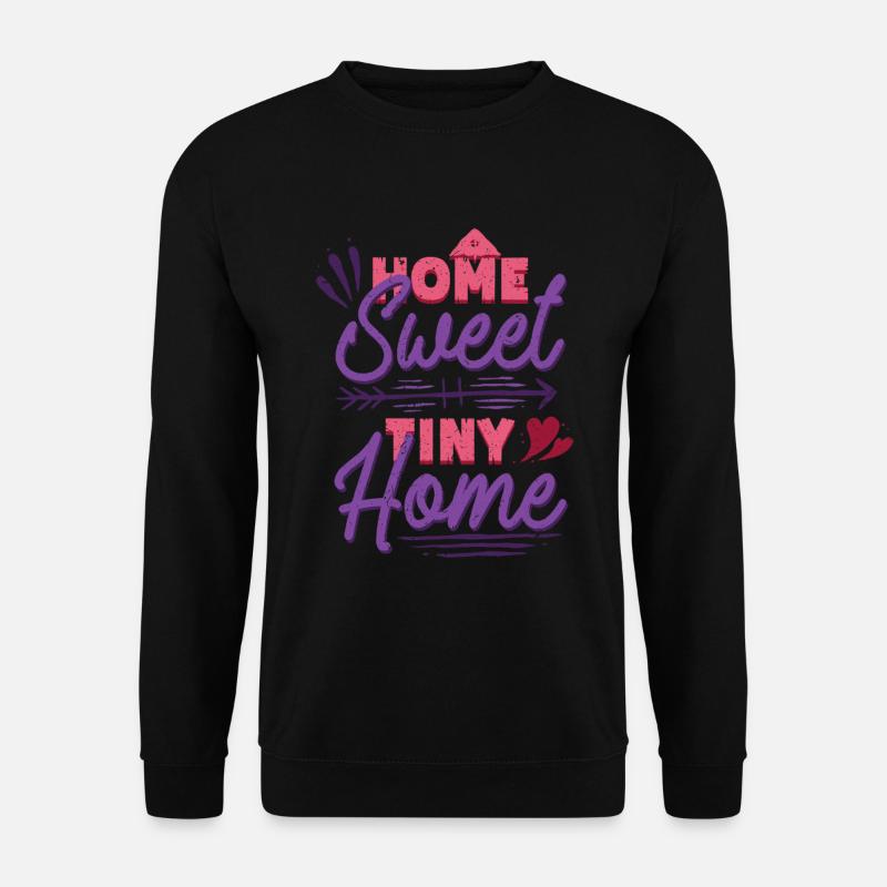 Tiny House Hjem Sødt Tiny Home - Unisex sweater - sort