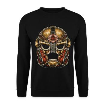 Lucha Libre Luchador - Unisex Pullover - Schwarz - Vorne - Alina (178cm) & Michal (187cm)