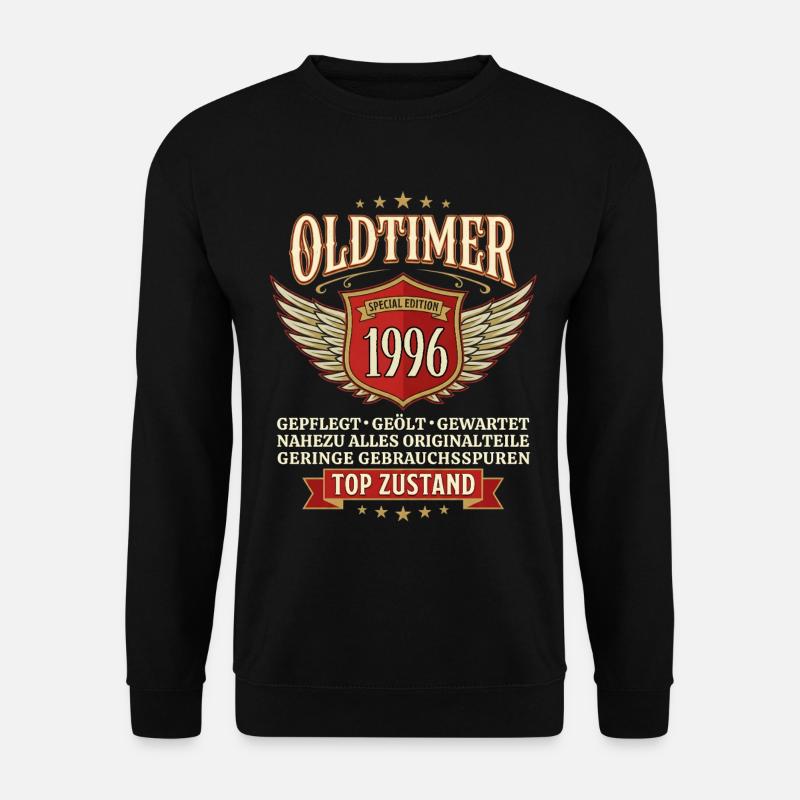 Oldtimer 1996 - 30. Geburtstag Geschenk - Unisex Pullover - Schwarz