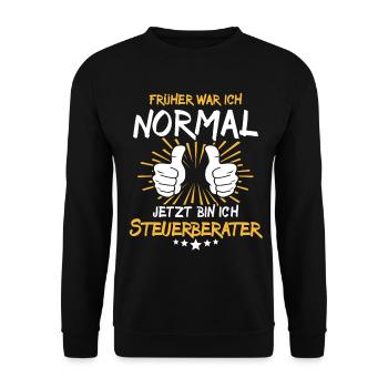 Décision du conseiller fiscal - Sweat-shirt Unisexe - noir - Devant - Alina (178cm) & Michal (187cm)