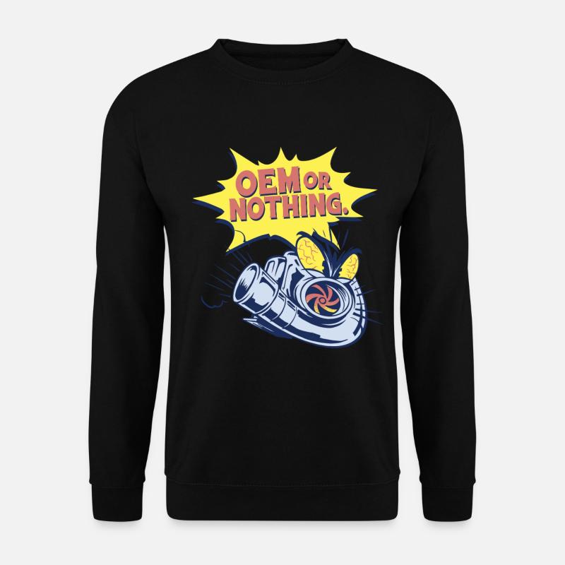 OEM de restauration automobile ou rien - Sweat-shirt Unisexe - noir