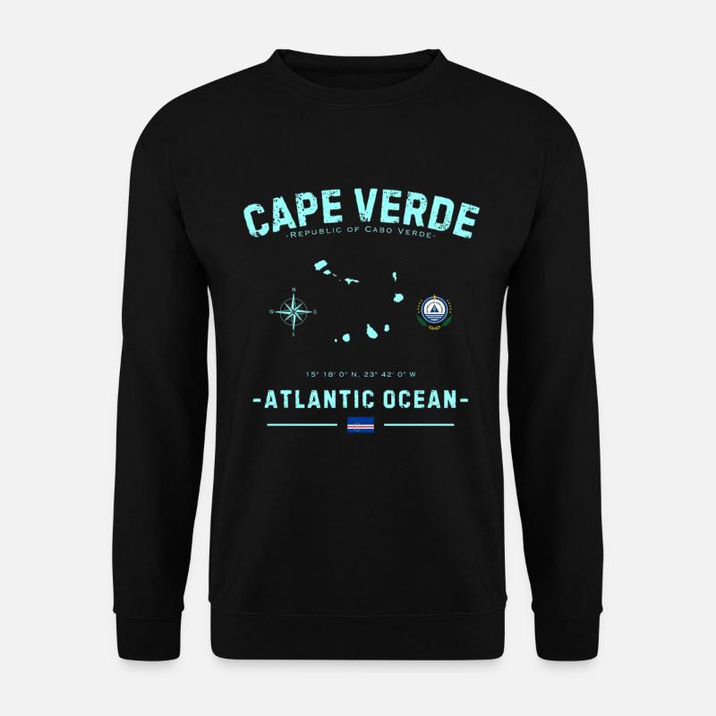 Cape Verde Atlantischer Ozean - Unisex Pullover - Schwarz