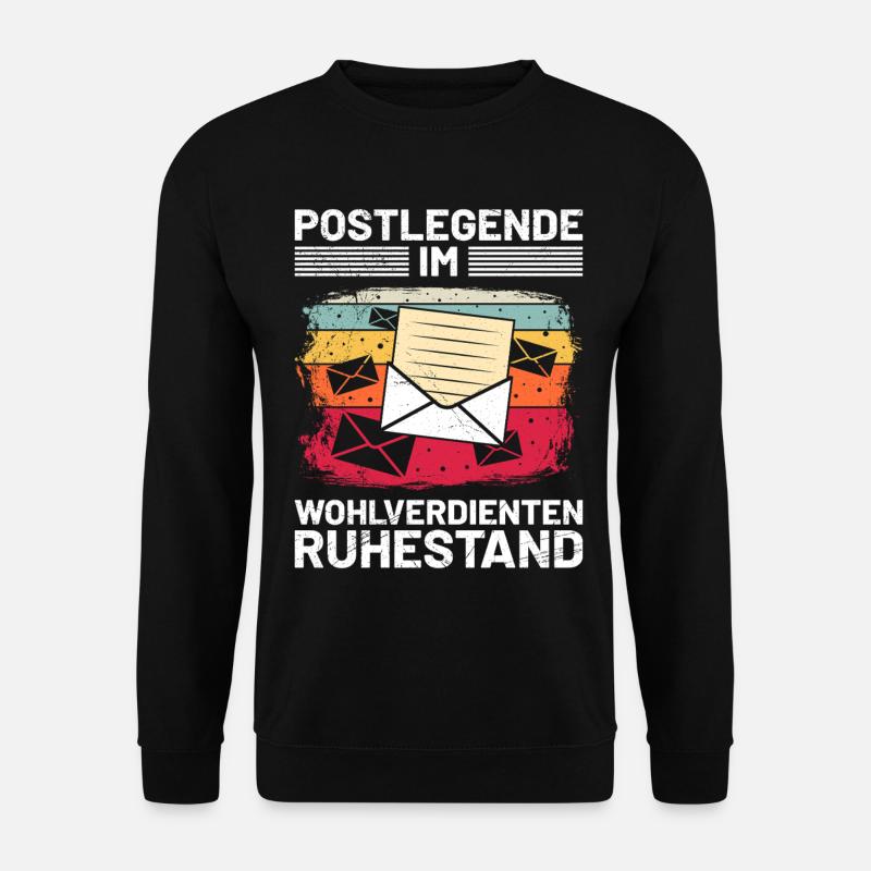 Briefträger POSTLEGENDE IM WOHLVERDIENTEN - Unisex Pullover - Schwarz