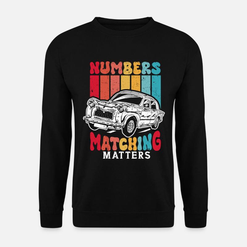 Auto Restauration Numbers Matching Matters - Unisex Pullover - Schwarz
