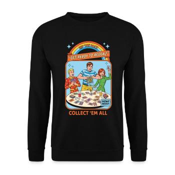 Rip The Pack Préparez-vous à révéler Collectez-les tous - Sweat-shirt Unisexe - noir - Devant - Alina (178cm) & Michal (187cm)