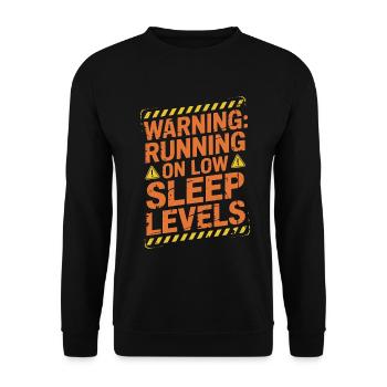 Pharmacist Student Warning Running Pharmaceutical - Unisex Pullover - Schwarz - Vorne - Alina (178cm) & Michal (187cm)