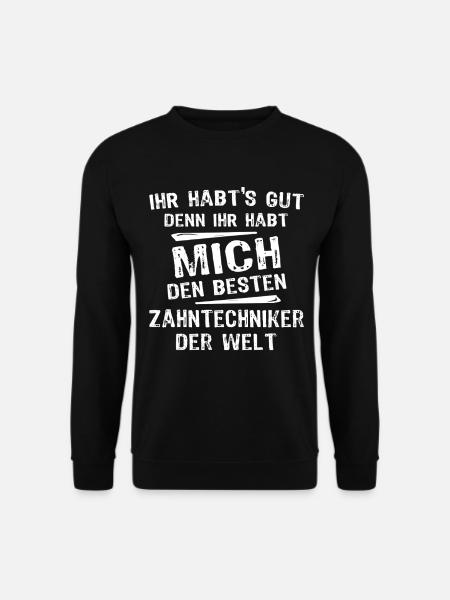 Prothésiste dentaire - Sweat-shirt Unisexe - noir