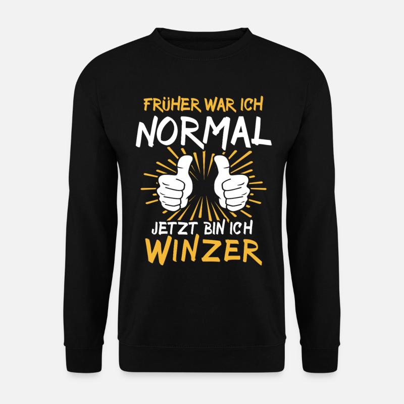Winzer Spruch - Unisex Sweatshirt - black