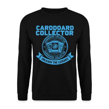 Pappsammler entfesselt den Legends-Handel - Unisex Pullover - Schwarz - Vorne - Alina (178cm) & Michal (187cm)