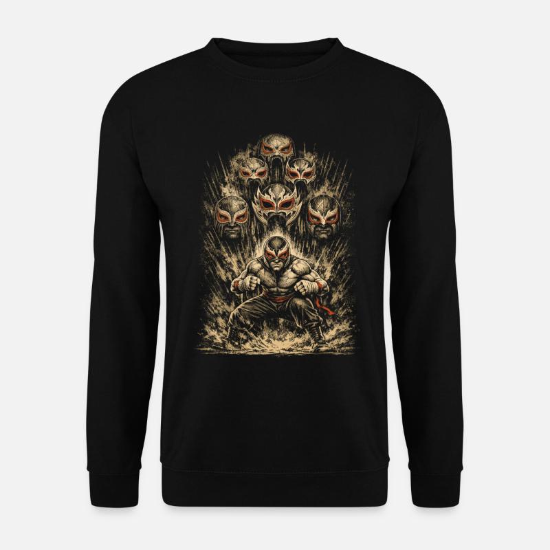 Lucha Libre Luchador - Unisex Pullover - Schwarz