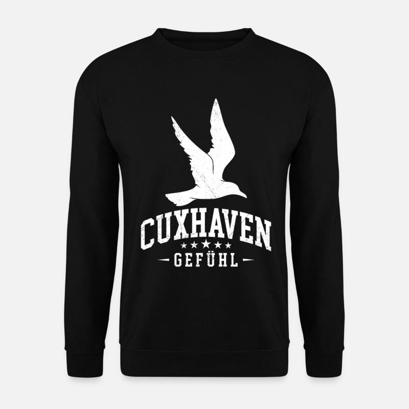 Cuxhaven CUXHAVEN FEELING Funny - Unisex Sweatshirt - black