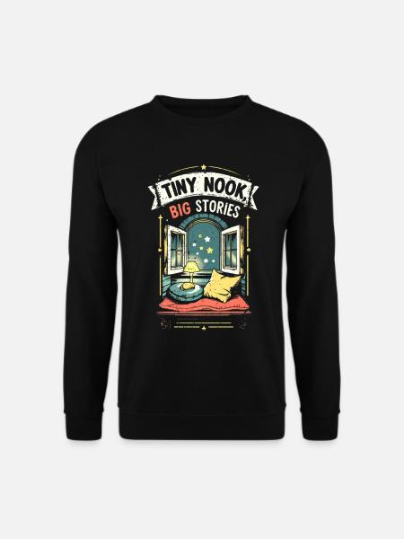 Tiny House Tiny Nook Grandes histoires - Sweat-shirt Unisexe - noir