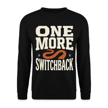 Un autre modèle serpentin en lacet - Sweat-shirt Unisexe - noir - Devant - Alina (178cm) & Michal (187cm)