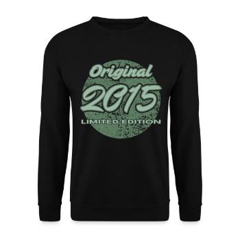 Cadeau garçons et filles pour le 11e anniversaire 2015 - Sweat-shirt Unisexe - noir - Devant - Alina (178cm) & Michal (187cm)