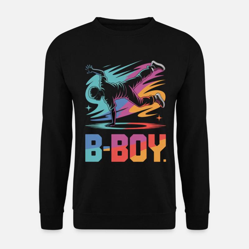 B-Boy Breakdance Streetstyle Breakdancer - Unisex Pullover - Schwarz