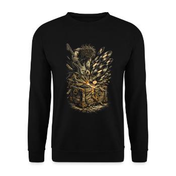 Disques vinyles de collection Vinyl Vinyl Collections - Sweat-shirt Unisexe - noir - Devant - Alina (178cm) & Michal (187cm)