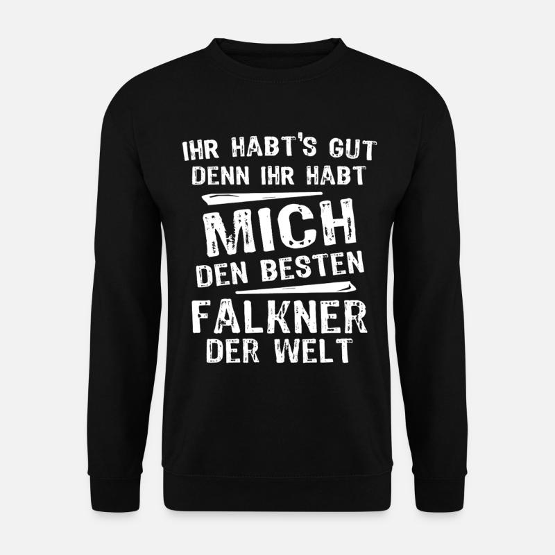 Falkner - Unisex Pullover - Schwarz