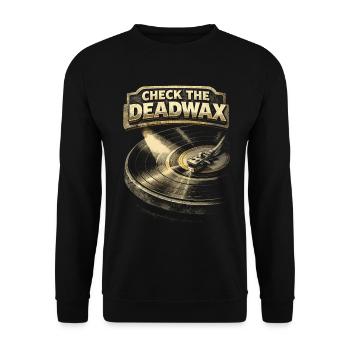Disques vinyles de collection Vinyl Vinyl Collections - Sweat-shirt Unisexe - noir - Devant - Alina (178cm) & Michal (187cm)