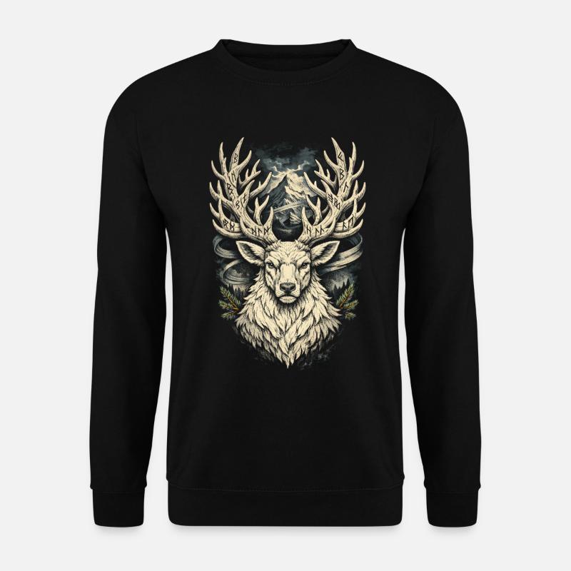 Skandinavisch Wikinger - Unisex Pullover - Schwarz