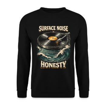 Disques vinyles de collection Vinyl Vinyl Collections - Sweat-shirt Unisexe - noir - Devant - Alina (178cm) & Michal (187cm)