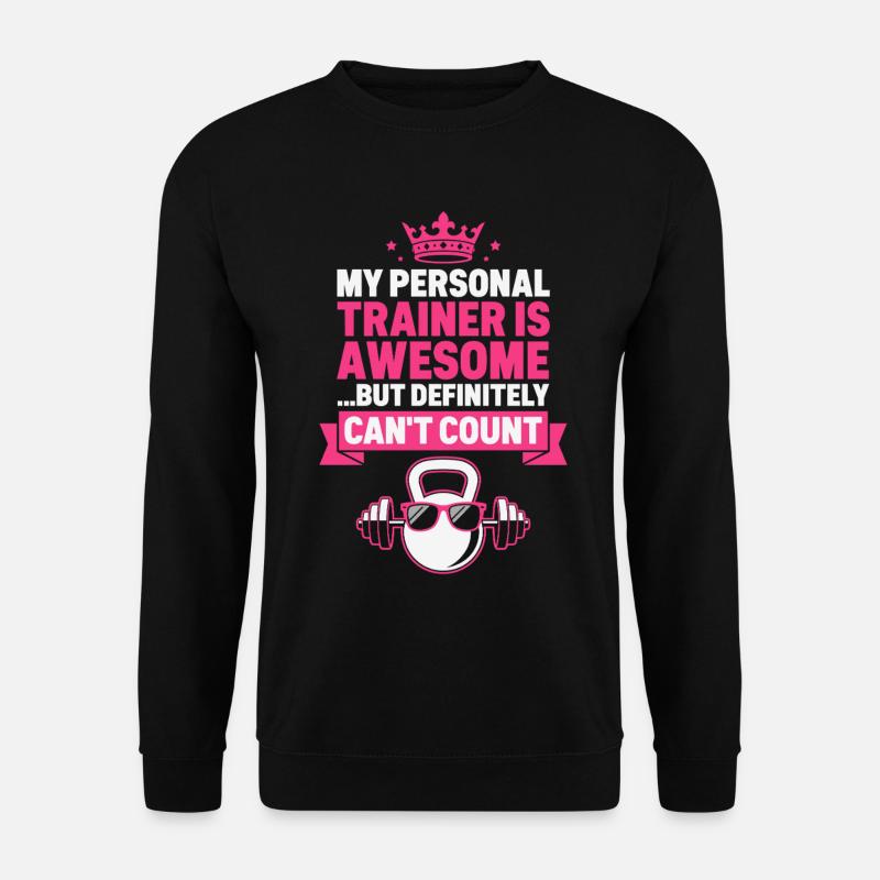 Fitnessstudio, Fitness - Unisex Pullover - Schwarz