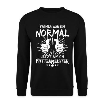 Futtermeister - Sweat-shirt Unisexe - noir - Devant - Alina (178cm) & Michal (187cm)