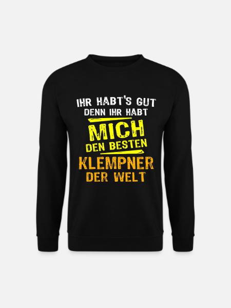 Plumber Gift - Unisex Sweatshirt - black