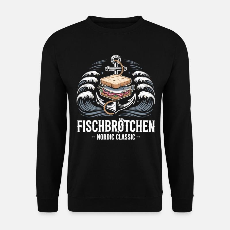 Fish Rolls Nordic Classic Skjorte - Unisex sweater - sort