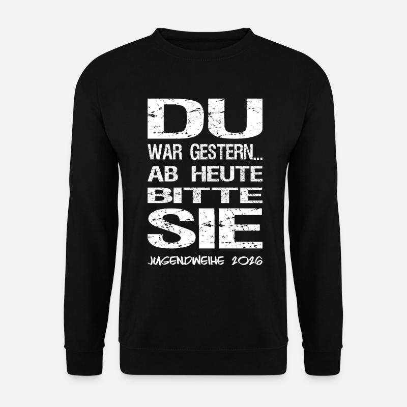 Jugendweihe - Jugendweihe 2026 - Unisex Pullover - Schwarz