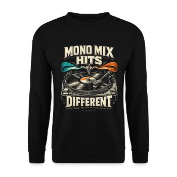 Disques vinyles de collection Vinyl Vinyl Collections - Sweat-shirt Unisexe - noir - Devant - Alina (178cm) & Michal (187cm)