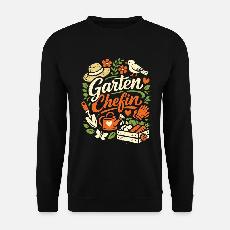 Garten Chefin Gärtnerin Geschenk - Unisex Sweatshirt - black
