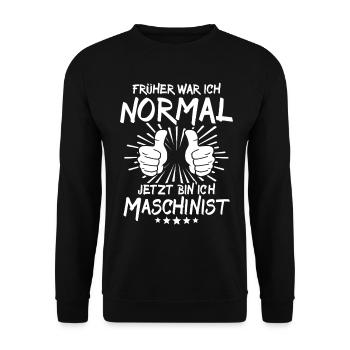 Engineer - Unisex Sweatshirt - black - Front - Alina (178cm) & Michal (187cm)