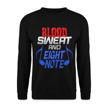 Marching band brass band - Unisex Sweatshirt - black - Front - Alina (178cm) & Michal (187cm)