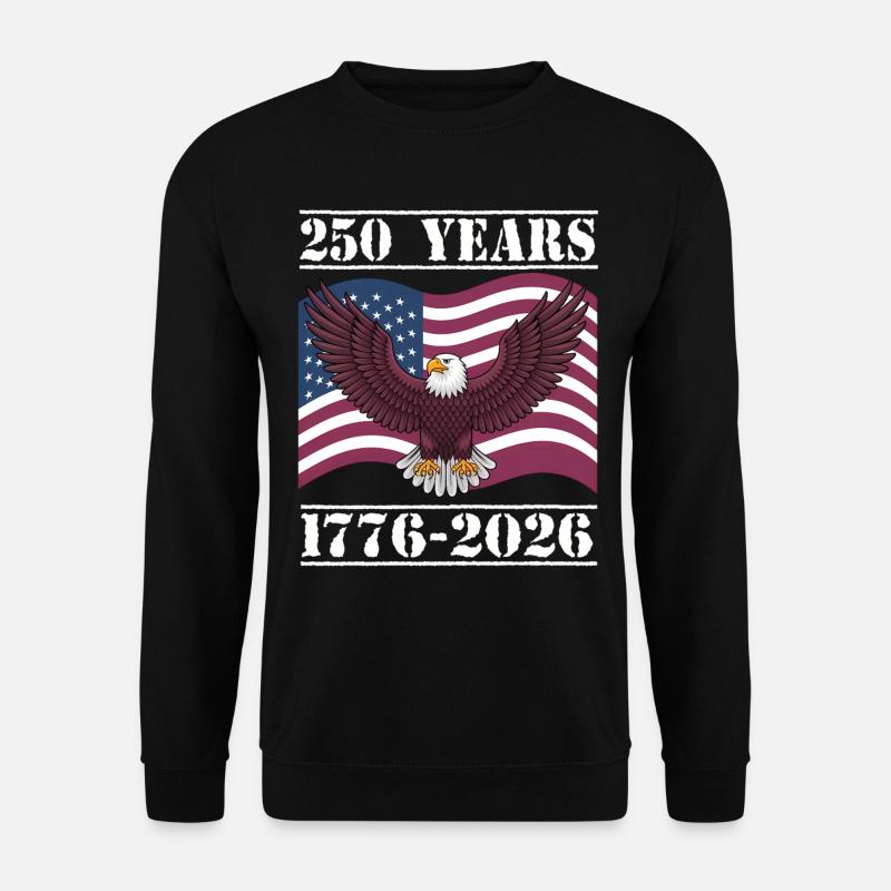 250-jähriges Jubiläum 250. Freiheit - Unisex Pullover - Schwarz