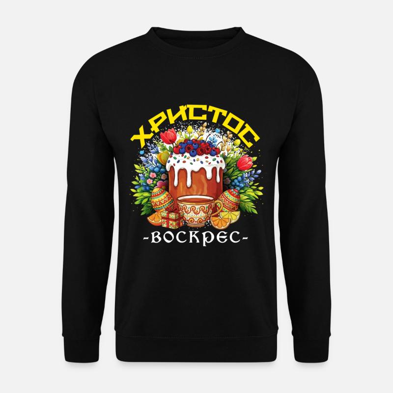 Græsk påskeferie Pascha - Unisex sweater - sort