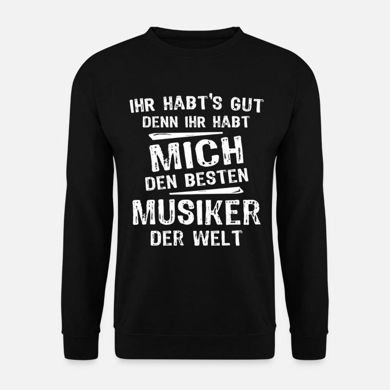 Musiker - Unisex Pullover - Schwarz