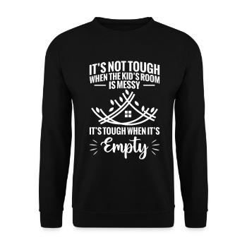  Empty Nest Parents Leaving for College Empty - Unisex Sweatshirt - black - Front - Alina (178cm) & Michal (187cm)