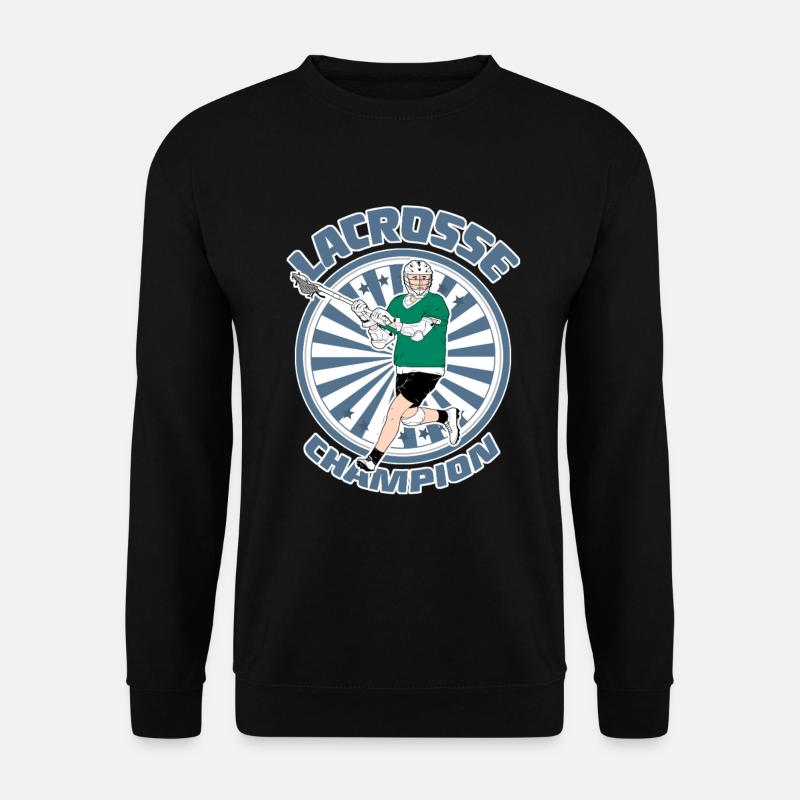 Lacrosse Player - Unisex Sweatshirt - black