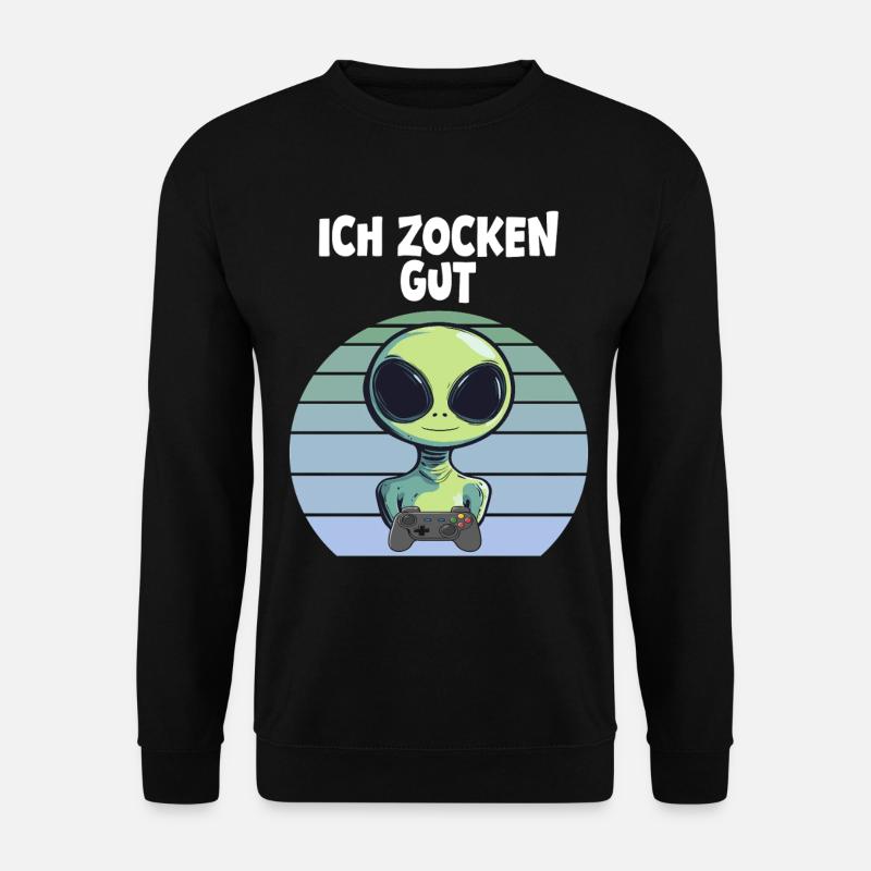 alien - Unisex Pullover - Schwarz