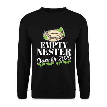  Empty Nest Syndrome Son High School Grad Empty - Unisex Sweatshirt - black - Front - Alina (178cm) & Michal (187cm)