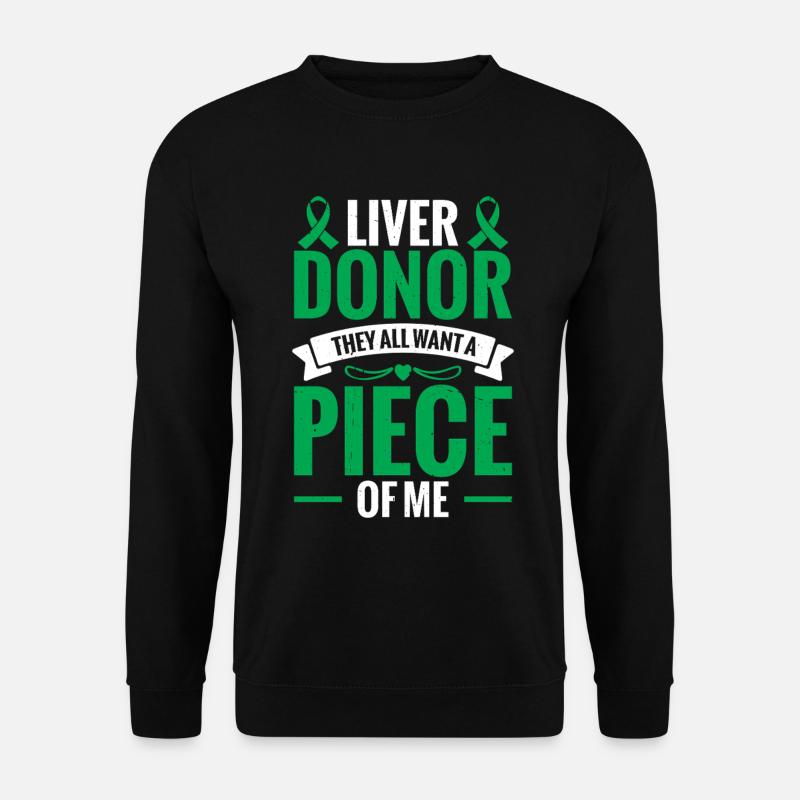 Leberspende-Krieger-Lebertransplantation - Unisex Pullover - Schwarz