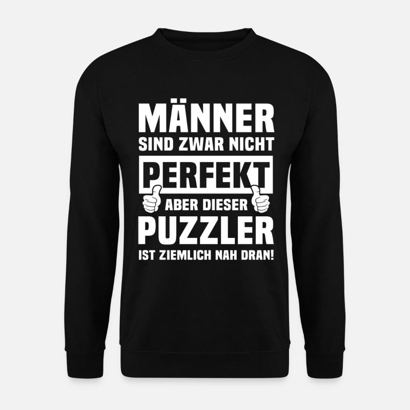 Puzzler - Unisex Pullover - Schwarz