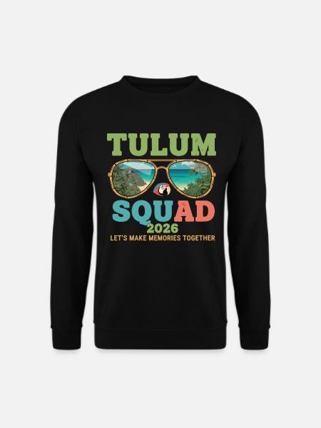 Tulum Squad 2026 Vacation - Unisex Sweatshirt - black