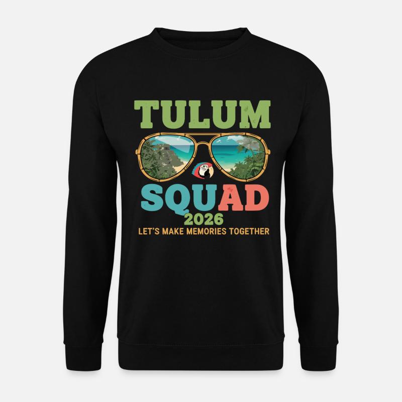 Tulum Squad 2026 Vacation - Unisex Sweatshirt - black