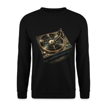 Disques vinyles de collection Vinyl Vinyl Collections - Sweat-shirt Unisexe - noir - Devant - Alina (178cm) & Michal (187cm)