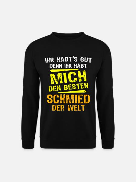 Schmied Geschenk - Unisex Pullover - Schwarz