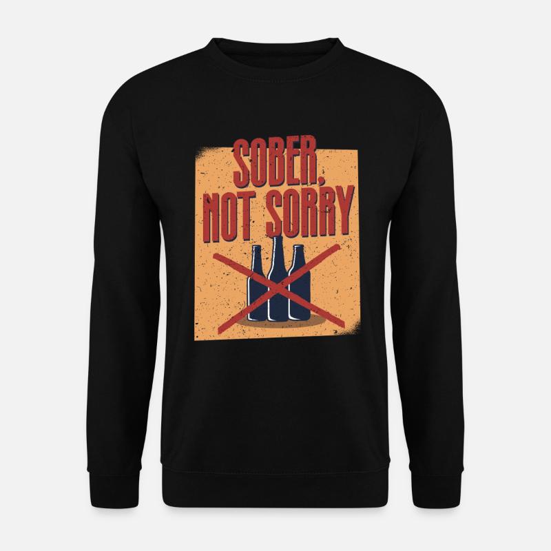 Antialkoholiker Abstinent - Unisex Pullover - Schwarz
