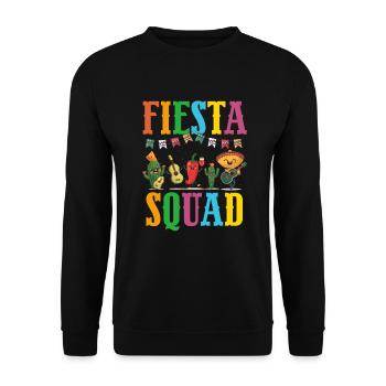 Mexiko Stolz & Heimat Mexikaner Mexico Flagge - Unisex Pullover - Schwarz - Vorne - Alina (178cm) & Michal (187cm)