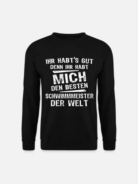 Schwimmmeister - Unisex Pullover - Schwarz